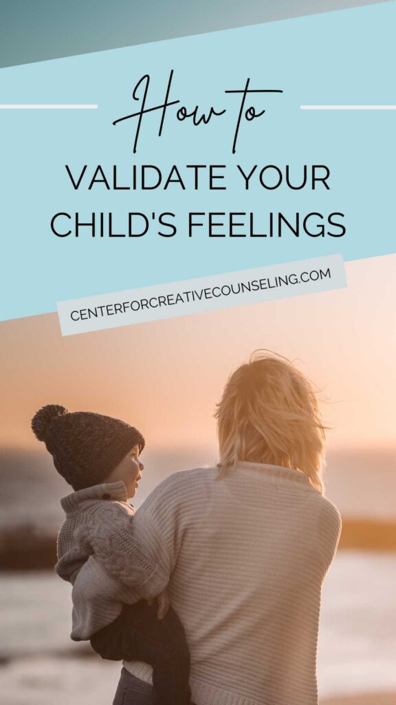 how to validate feelings pinterest pin image