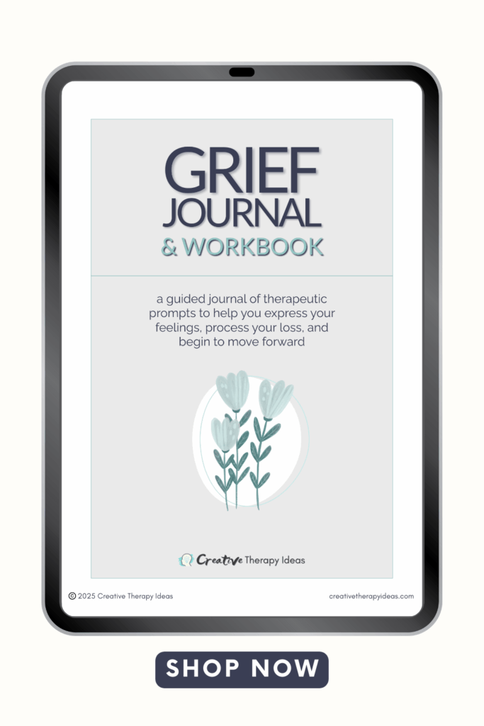 grief journal and workbook on etsy