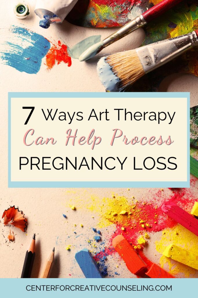 art therapy for pregnancy loss pinterest pin