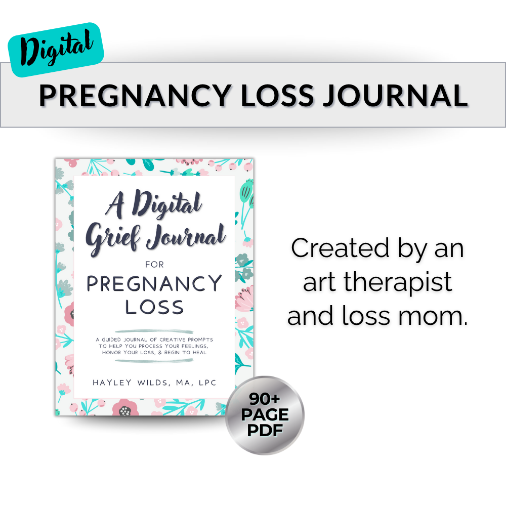 pregnancy loss guided grief journal for miscarriage