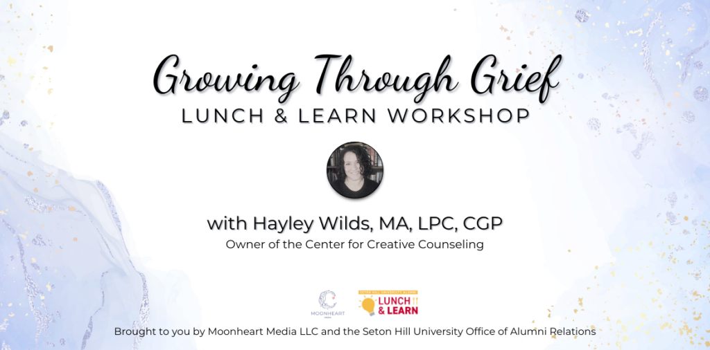 grief workshop growing through grief  healing after loss banner