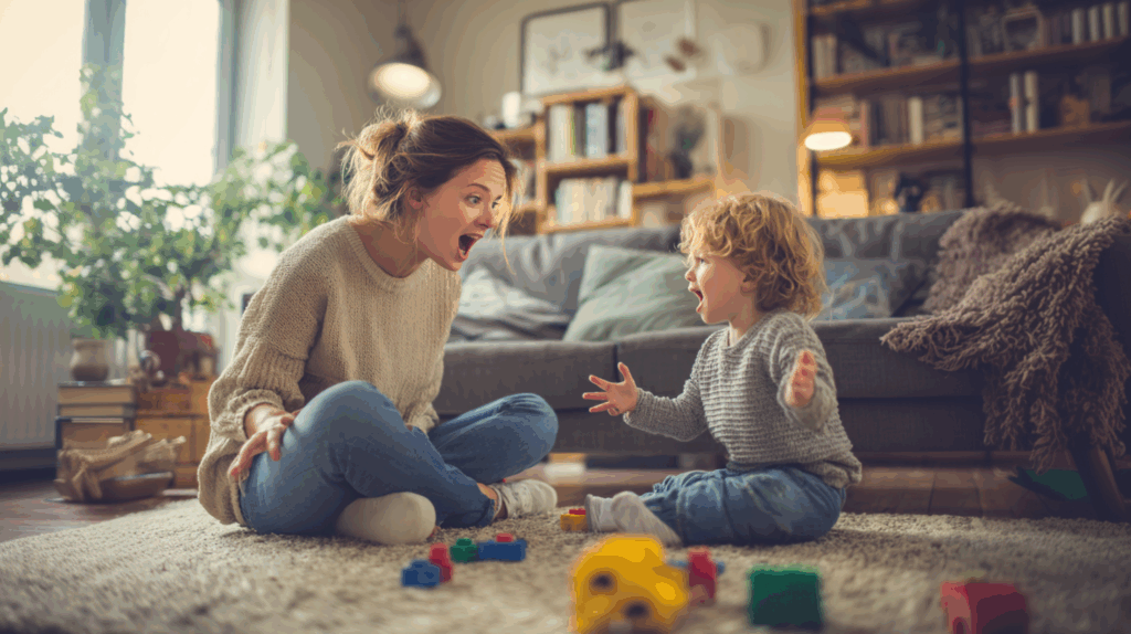 how to handle a meltdown child having a tantrum mom trying to deal with meltdown